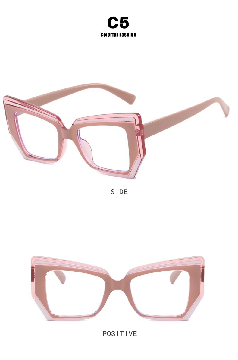 2023 New Multi Colorful Optical Frames Tr90 Rainbow Fashion Photochromic And Anti Blue Light Glasses Computer Glasses