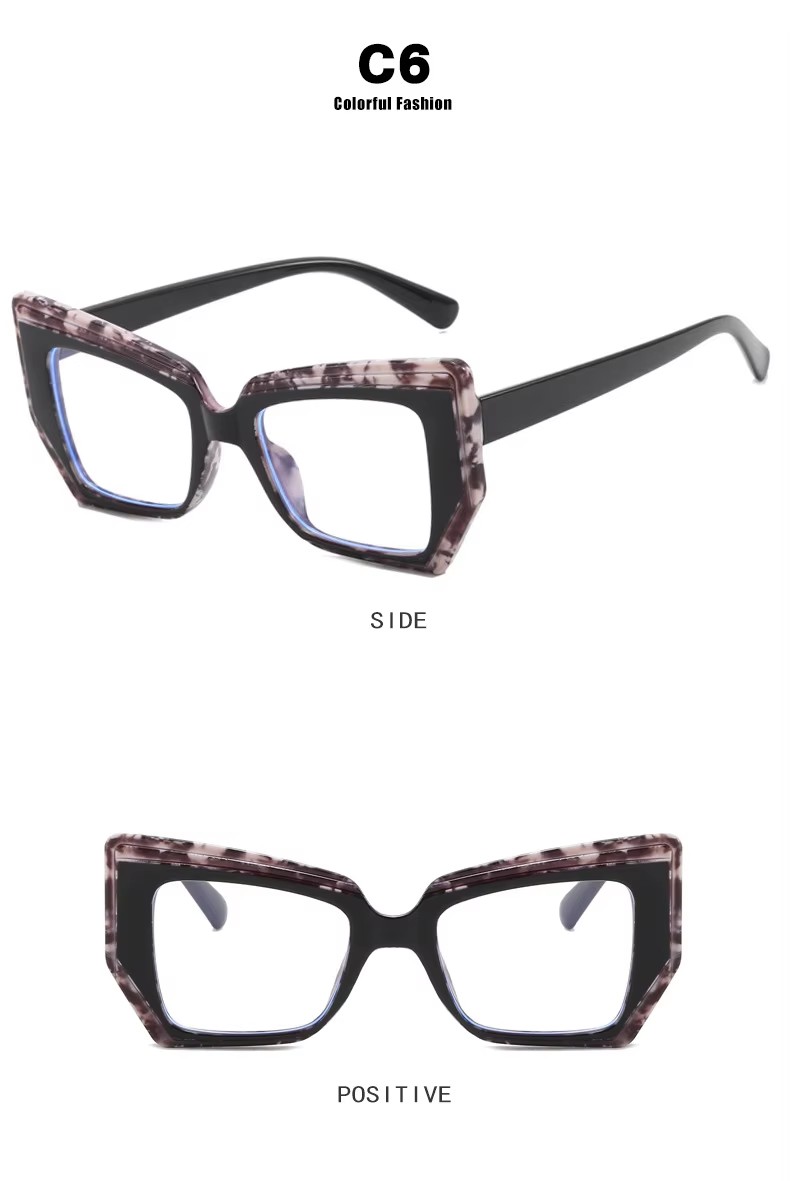 2023 New Multi Colorful Optical Frames Tr90 Rainbow Fashion Photochromic And Anti Blue Light Glasses Computer Glasses