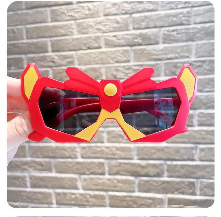 2023 New Safety Cartoon Frame Children Designer Silica Gel Sunglasses Custom Uv400 Fashion Cute Kids Cool Sunglasses