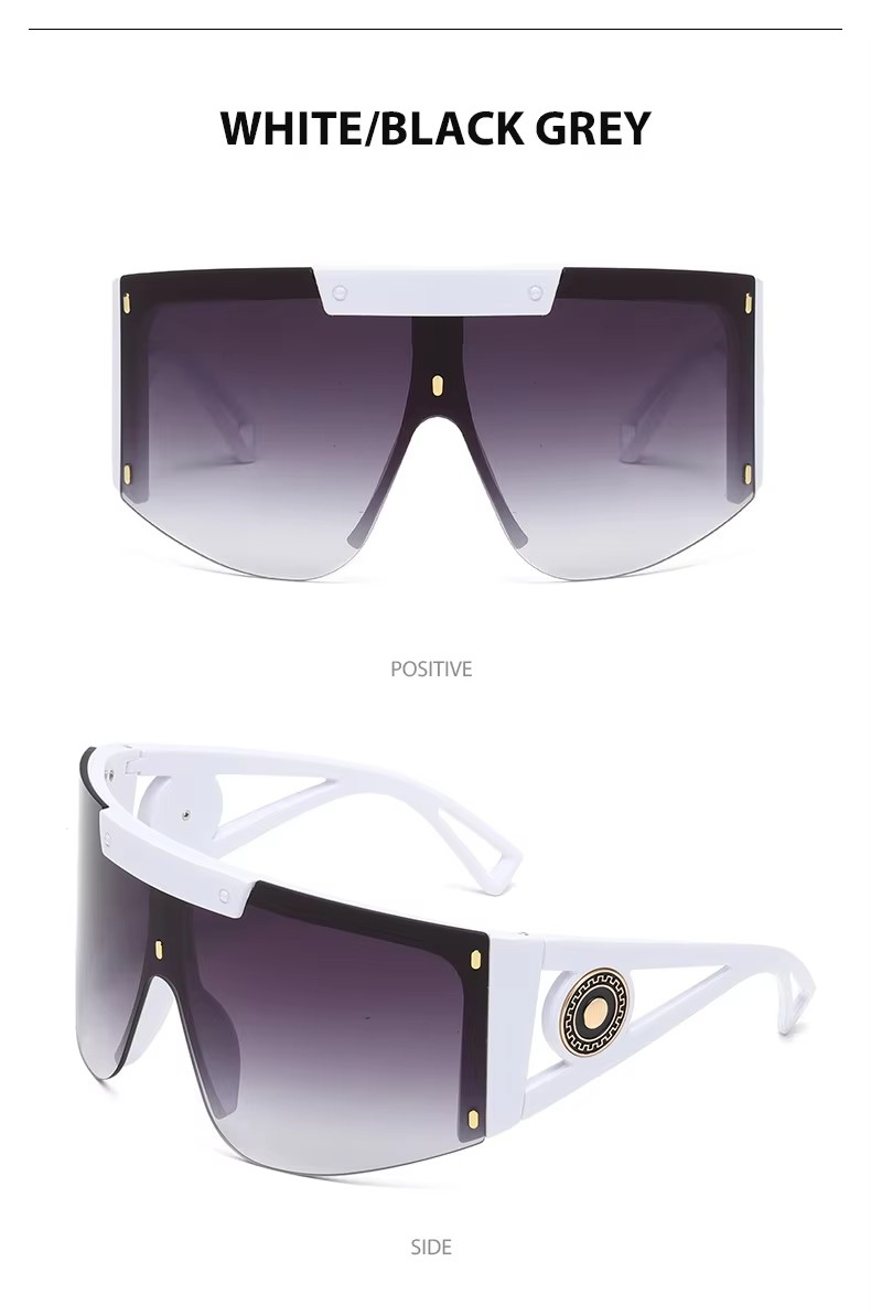 2023 New Steampunk Future Wind Sunglasses Wholesale Men's And Women's Trend Fashion Polygon Sunglasses