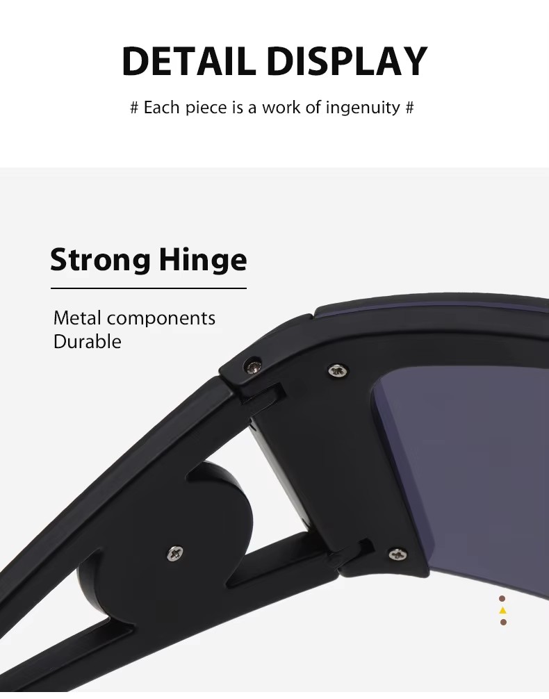 2023 New Steampunk Future Wind Sunglasses Wholesale Men's And Women's Trend Fashion Polygon Sunglasses