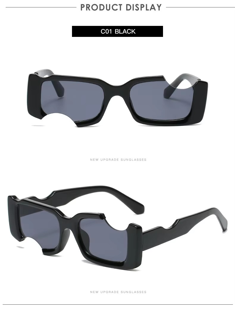 2024 New Arrival Rectangular Off Sunglasses For Man Woman Unisex Off Polarized Whit Sunglasses