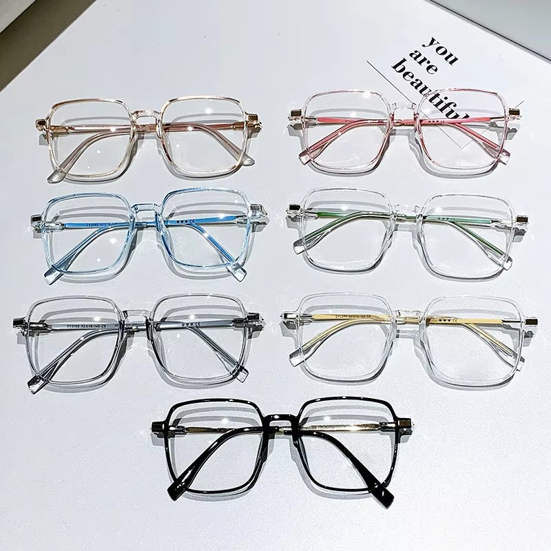 Anti-blue Light Reading Glasses Women's Fashion Trendy High-definition Large-frame Reading Glasses