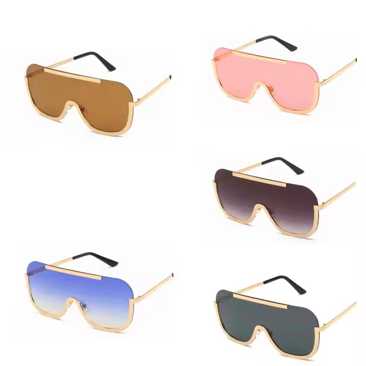 Brand Sunglasses Ultra Luxury Sunglasses Women's Oversized Glasses Men's UV400 Sunglasses New Design Products