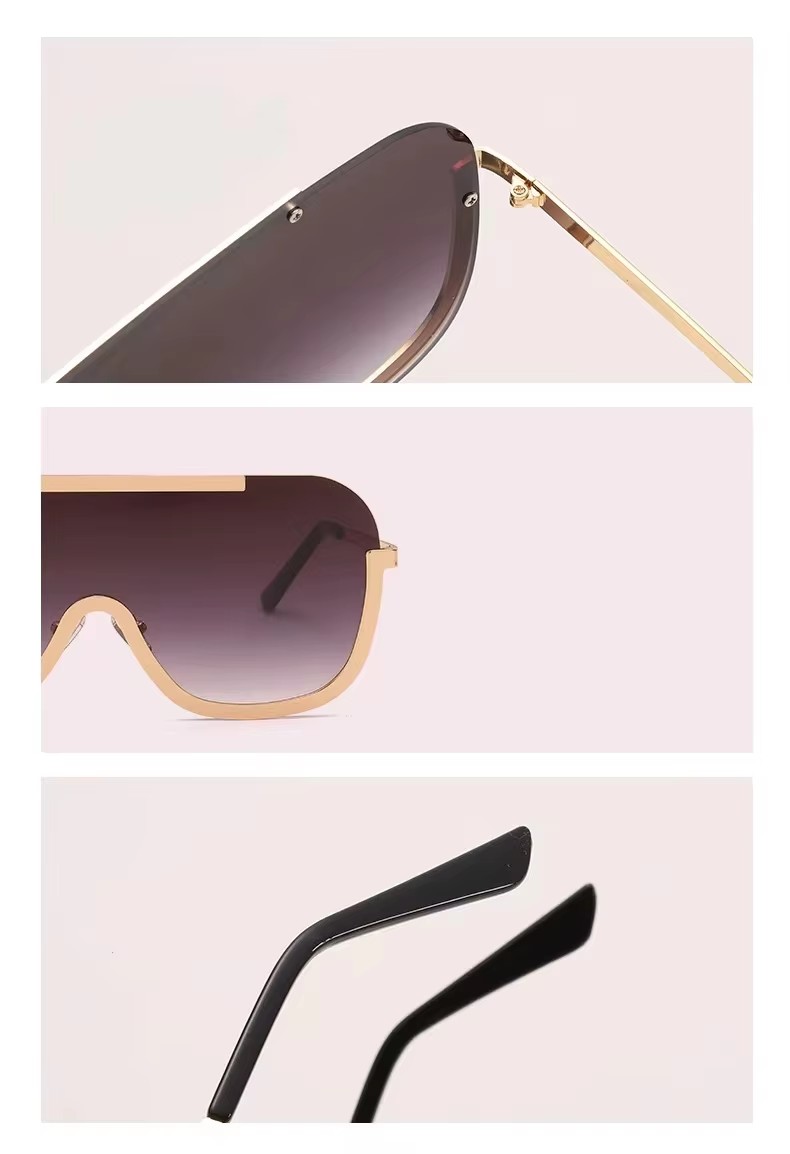 Brand Sunglasses Ultra Luxury Sunglasses Women's Oversized Glasses Men's UV400 Sunglasses New Design Products