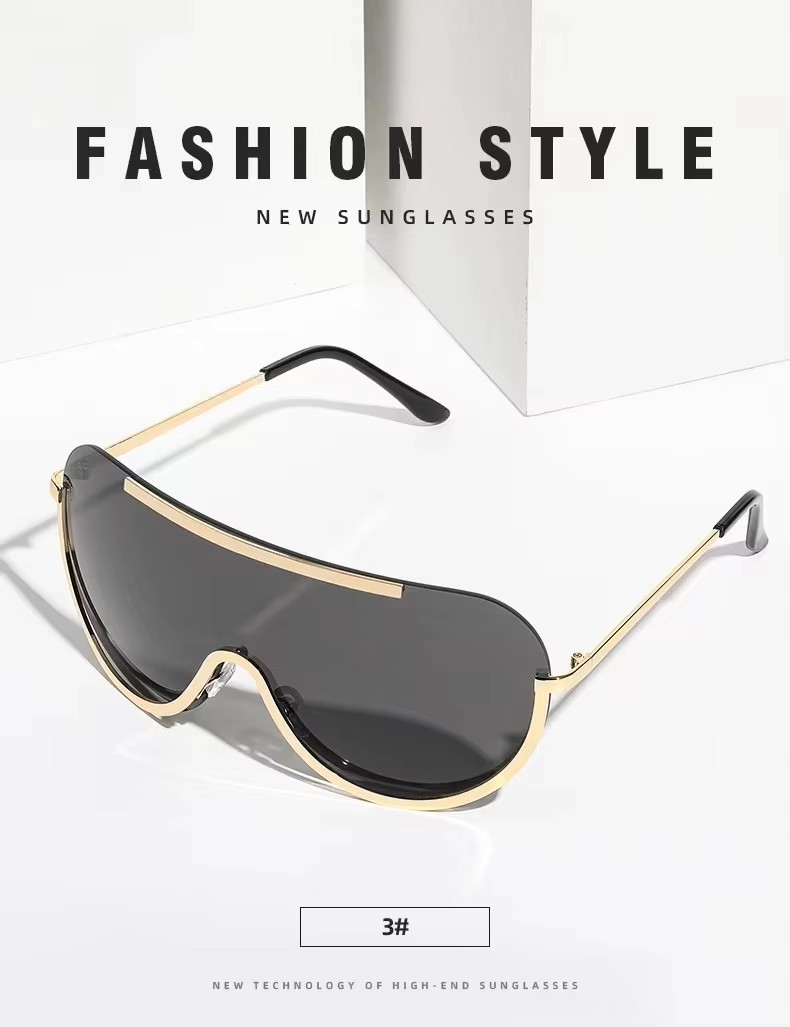 Brand Sunglasses Ultra Luxury Sunglasses Women's Oversized Glasses Men's UV400 Sunglasses New Design Products