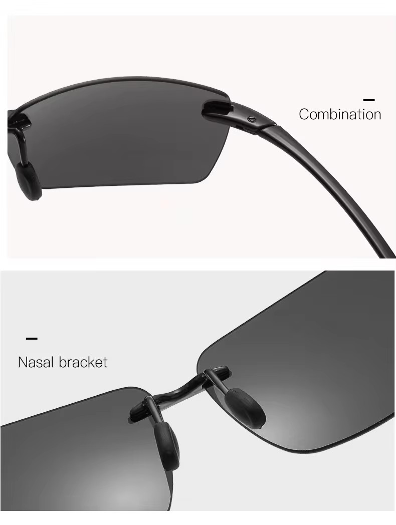 Europe And The United States Men And Women Tr90 Square Polarized Sunglasses All Comfortable Sunglasses Wholesale