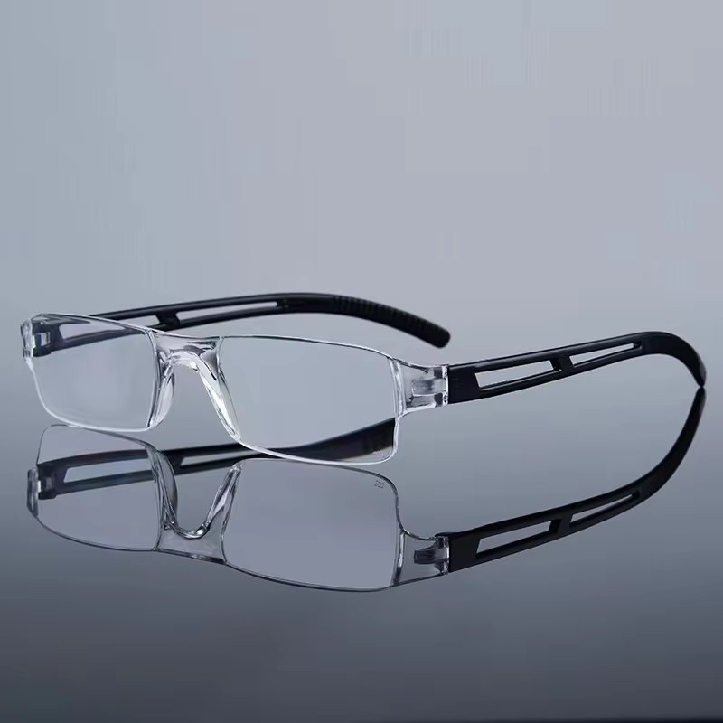 Frameless Presbyopia Light Anti-blue Reading Glasses Hd Fashion Factory Wholesale For Men And Women