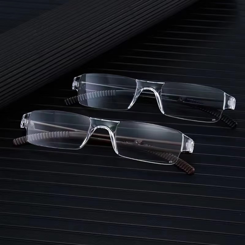 Frameless Presbyopia Light Anti-blue Reading Glasses Hd Fashion Factory Wholesale For Men And Women