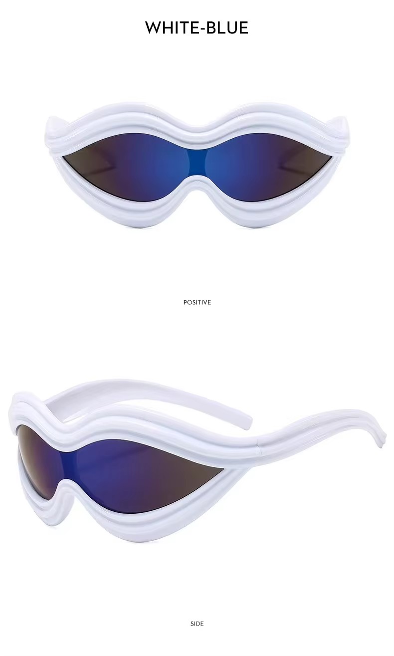 New Fashion Personality Wave Sunglasses Retro Sunglasses Trend Sunglasses