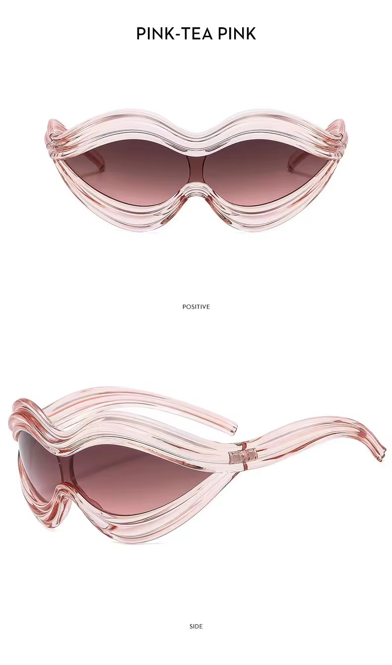 New Fashion Personality Wave Sunglasses Retro Sunglasses Trend Sunglasses