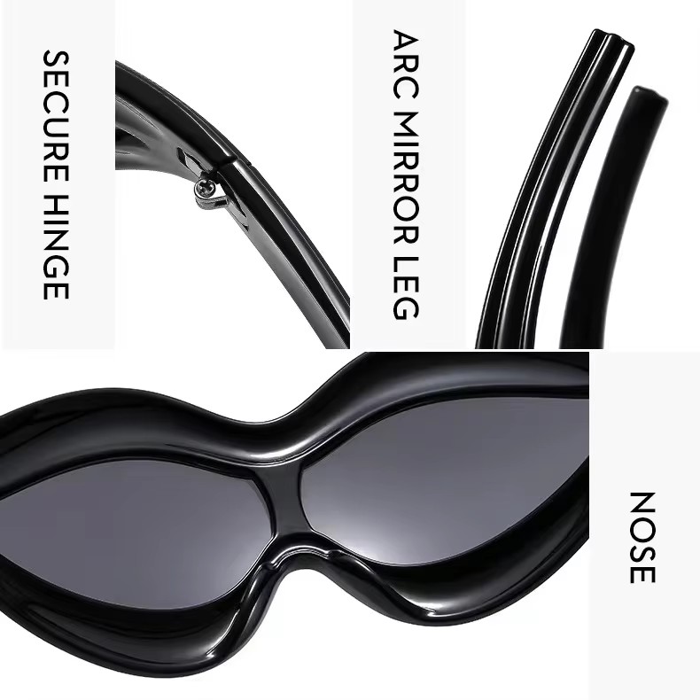 New Fashion Personality Wave Sunglasses Retro Sunglasses Trend Sunglasses