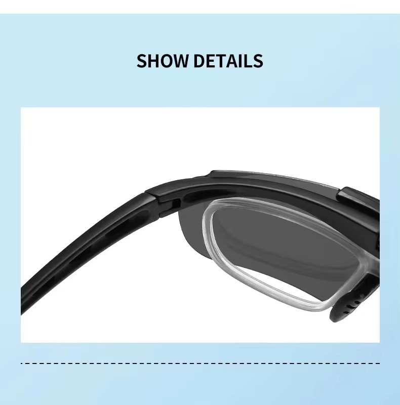 Unisex Retro Cycling Sunglasses Clip Polarizing Mirror Set Sports Sunglasses Myopia Glasses Frame Tide Reading Glasses Men Women