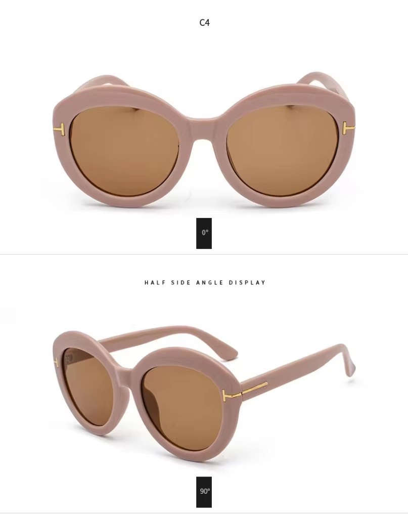 New Large Frame Sunglasses Female Retro Fashion Sunglasses Trend Sunglasses Male Spot Wholesale