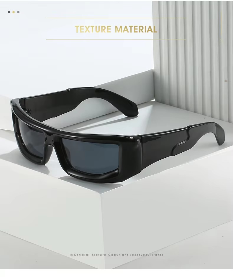 Newly Square Sunglasses Uv400 Protective Trend Y2k Wholesale Custom Logo Shades For Men And Women