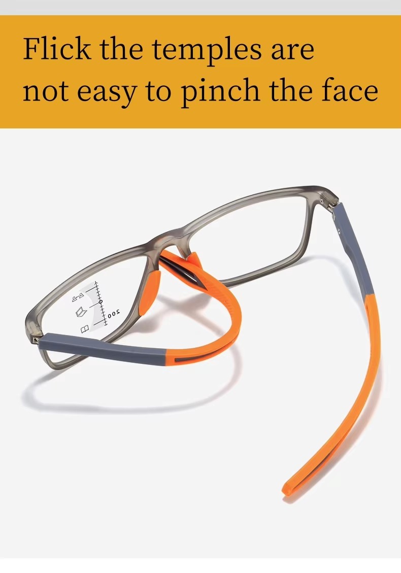 New Sports Anti Blue Reading Glasses Far And Near Multifocal Presbyopia Eyewear