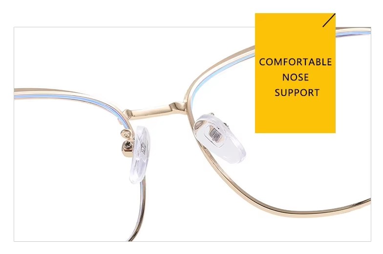 Cat Eye Anti Blue Spring Hinge Optical Frame Fashion Eyewear For Women