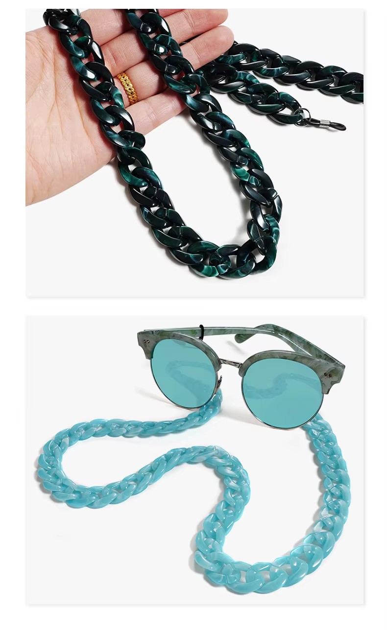 Colorful Acrylic Glasses Chain For Sunglasses Chain Glasses Accessories