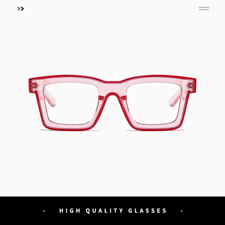 High Quality Trend Optical Glasses Square Tr Anti-blue Fashionable Coffee C2 Sunglasses Men Women Acetate Mirror Eye Protection