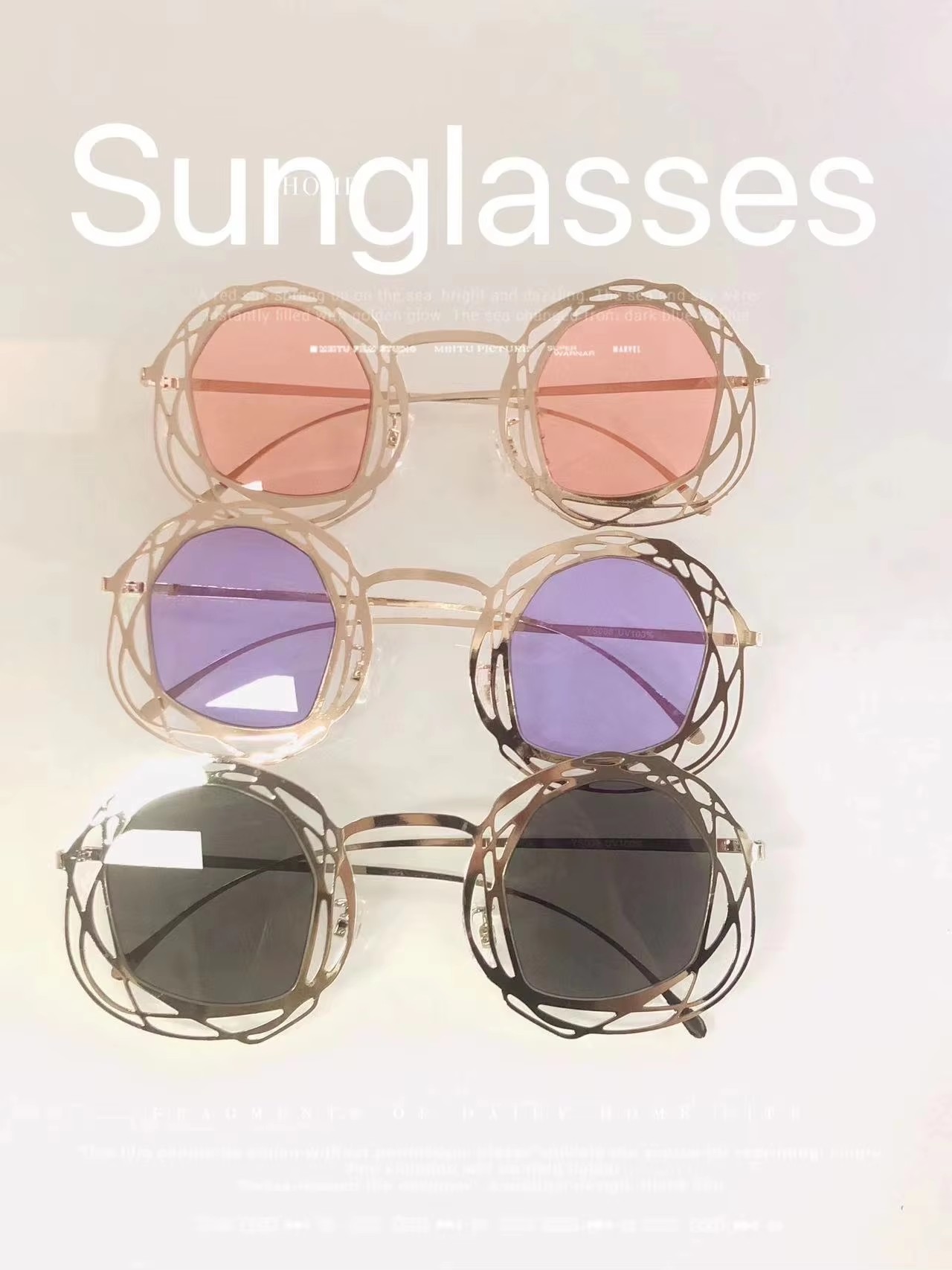 Large Quantities Of Stylish High-end Sunglasses In Stock