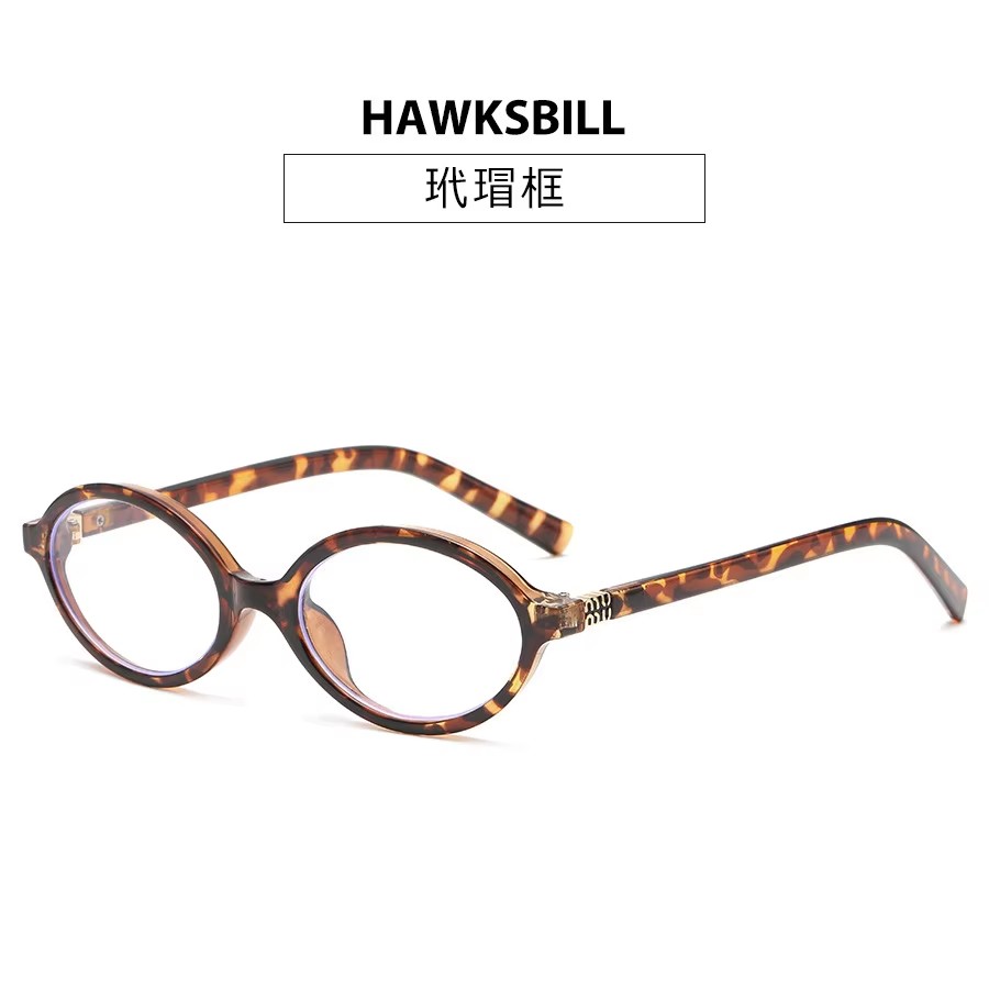 Man Women Oval Fashion Glasses Ines Styl