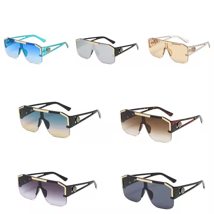 New All-in-one Lens Lion King One-piece Sunglasses Sports Glasses Hollow Sunglasses