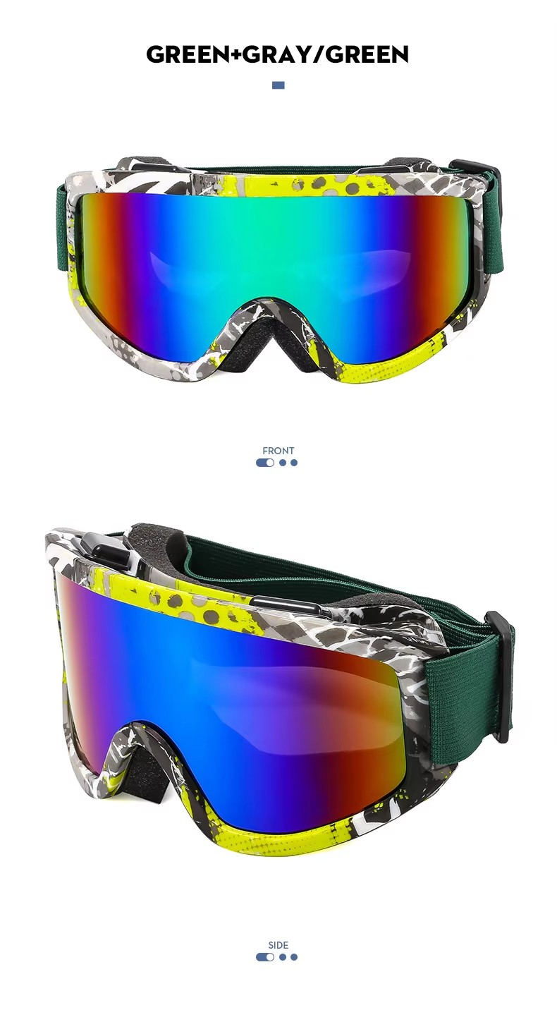 New Anti-fog Mountain Skiing Protective Glasses Outdoor Windproof Anti-impact Sports Glasses