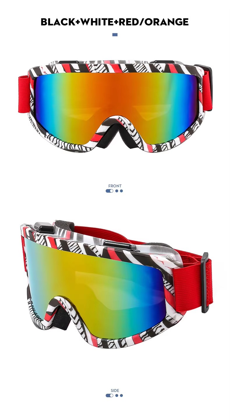 New Anti-fog Mountain Skiing Protective Glasses Outdoor Windproof Anti-impact Sports Glasses