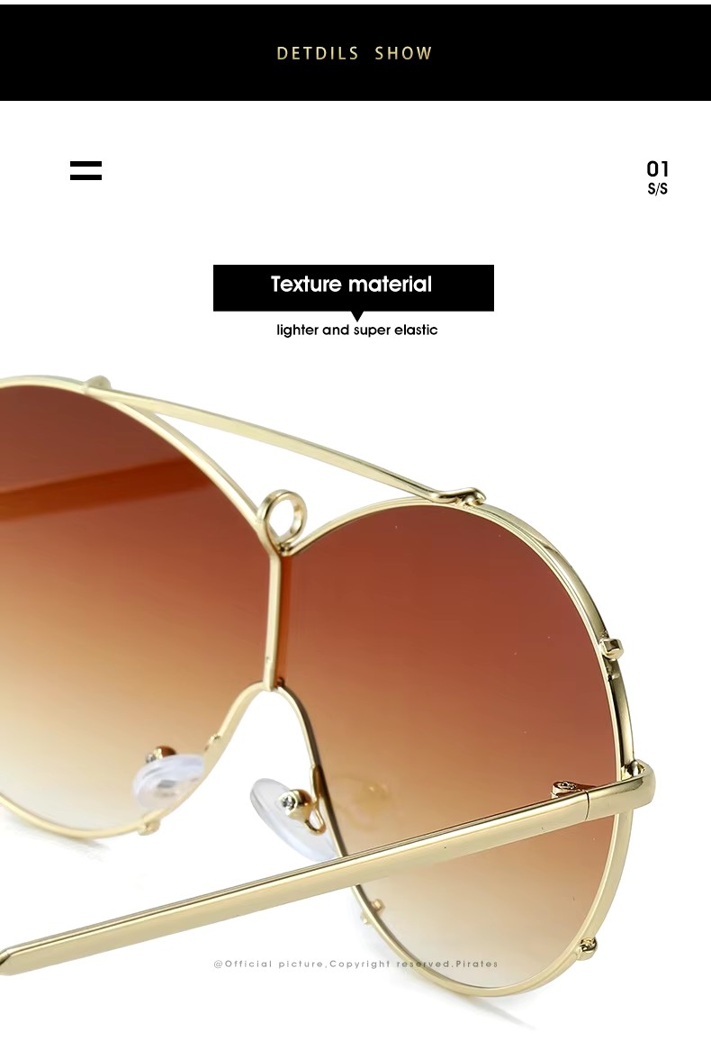 New Design New Fashion One-piece Sunglasses