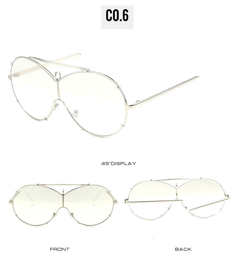 New Design New Fashion One-piece Sunglasses