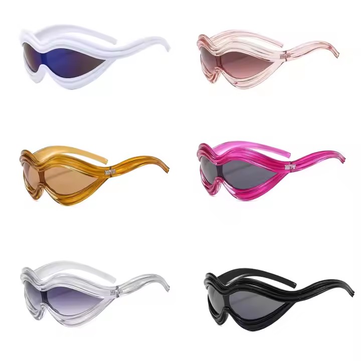 New Fashion Personality Wave Sunglasses Retro Sunglasses Trend Sunglasses