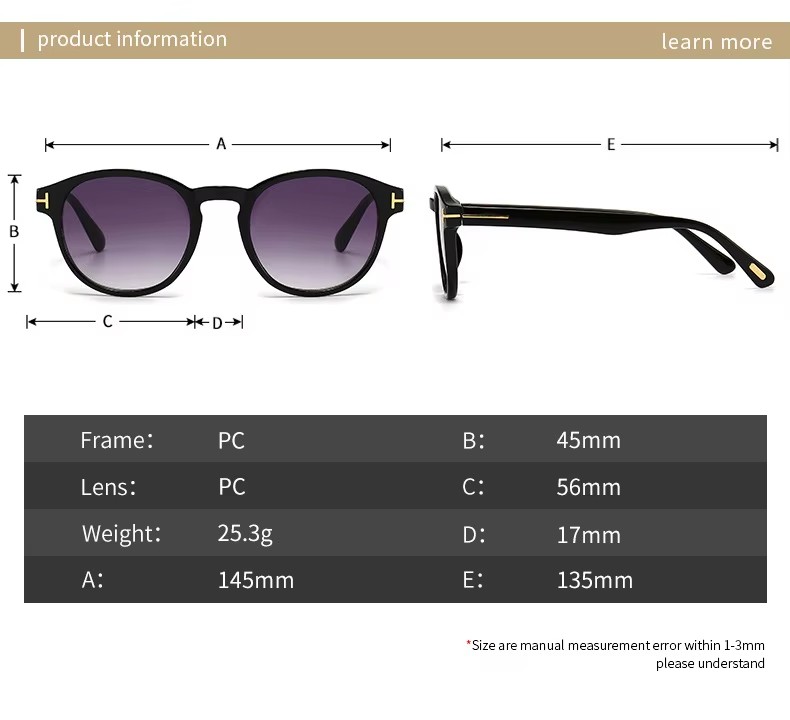 New Fashion Round Frame Ins Wind Shade Mirror Men's Sunglasses Trend Sunglasses Women