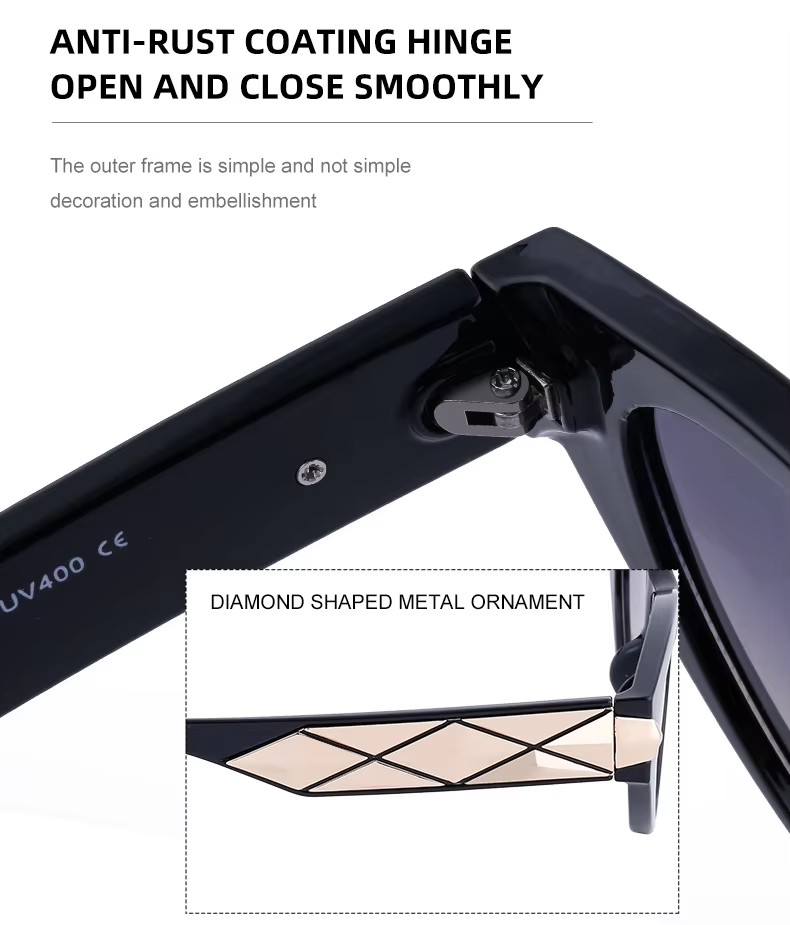 New Glasses Frame Men Sunglasses Pc Full Frame Sunglasses