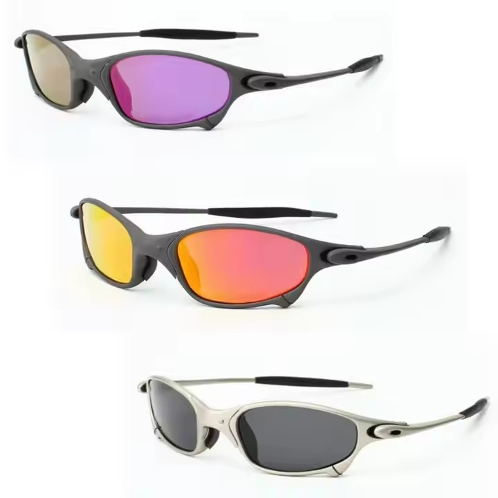 New Glasses Frame Men Sunglasses Zinc Alloy Full Frame Vintage Round Frame Outdoor Sports Glasses