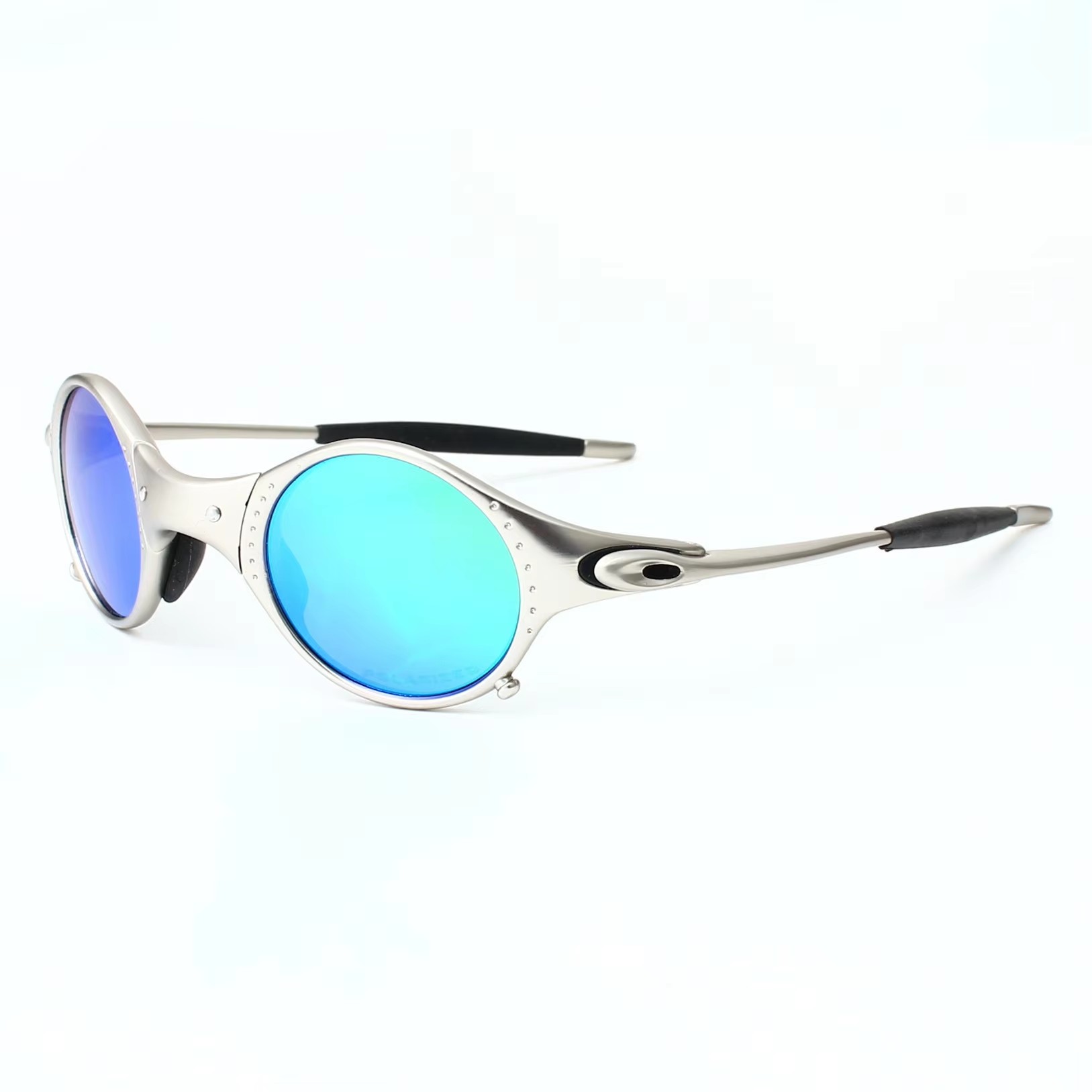 New Glasses Frame Men Sunglasses Zinc Alloy Full Frame Vintage Round Frame Outdoor Sports Glasses