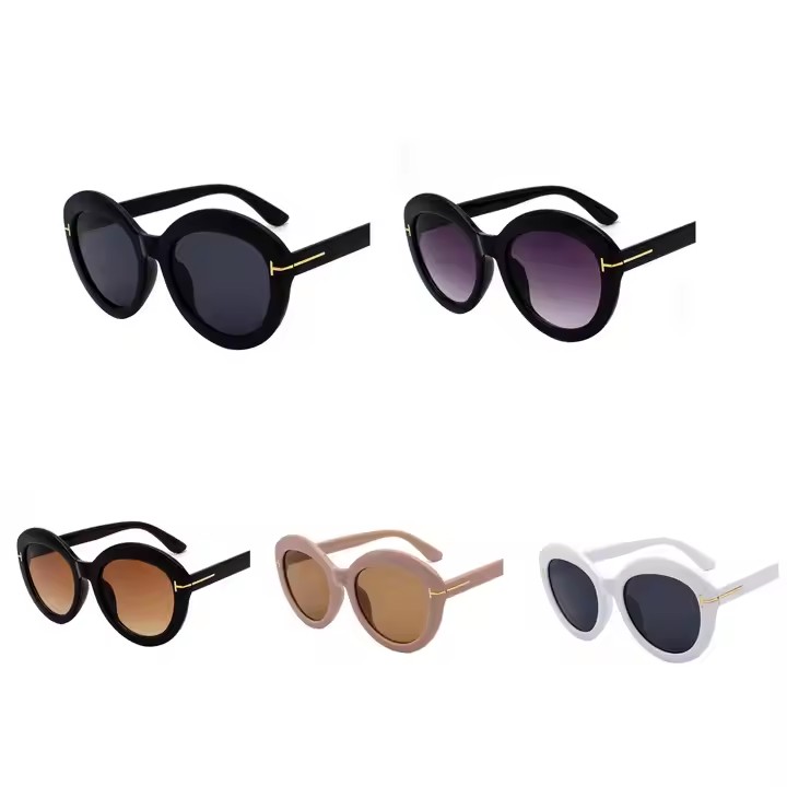 New Large Frame Sunglasses Female Retro Fashion Sunglasses Trend Sunglasses Male Spot Wholesale