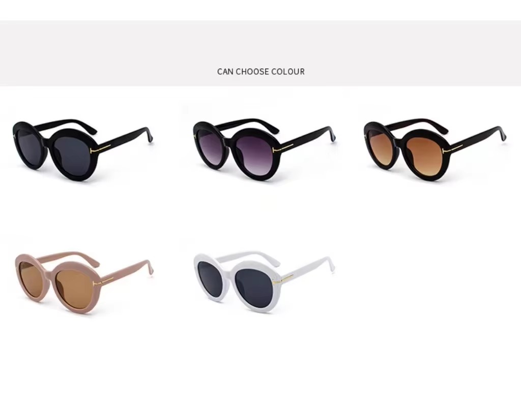 New Large Frame Sunglasses Female Retro Fashion Sunglasses Trend Sunglasses Male Spot Wholesale