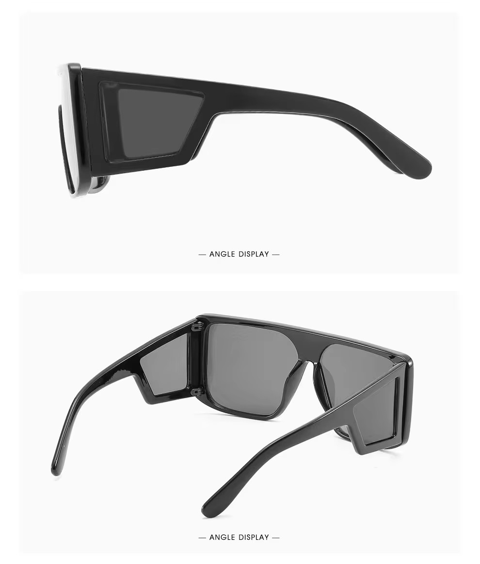 Newly Manufactured Custom Logo Sport Sunglasses Men Women's Windproof Cycling Sun Glasses With Blue Black Frames Outdoor Running