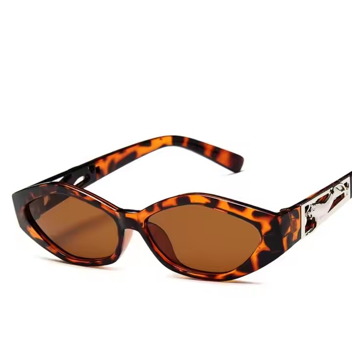 Small Square Vintage Trendy Sunglasses For Women And Men Fashion Sunglasses With Black White Red C5 Frame Colors Pc Material