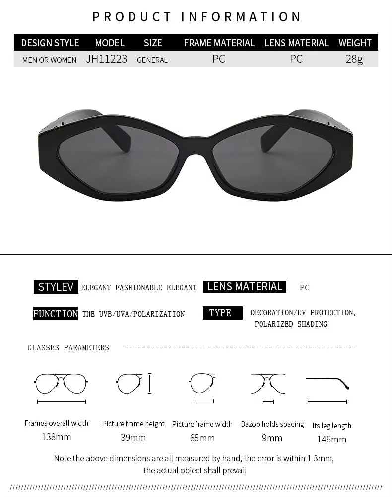Small Square Vintage Trendy Sunglasses For Women And Men Fashion Sunglasses With Black White Red C5 Frame Colors Pc Material
