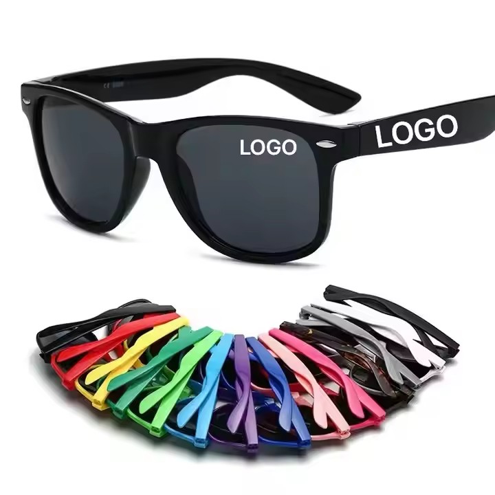 Wholesale bulk promotional Children pc frame pc lens customer custom print logo shades sun glasses custom sunglasses logo