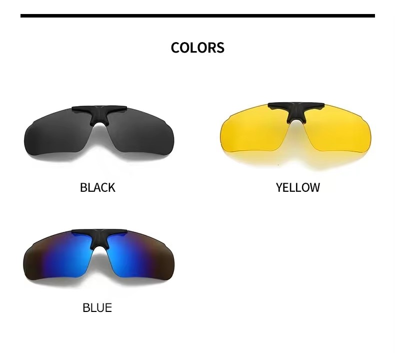 Unisex Retro Cycling Sunglasses Clip Polarizing Mirror Set Sports Sunglasses Myopia Glasses Frame Tide Reading Glasses Men Women