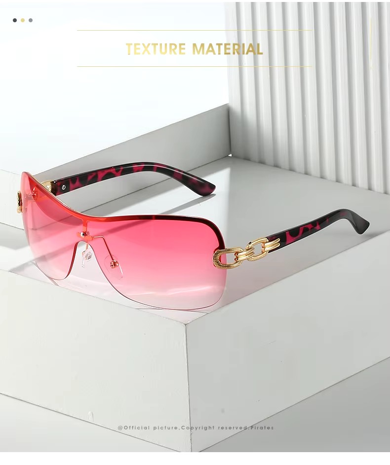 2024 Large-frame One-piece Uv Protection Sunscreen Glasses Science And Technology Daily Usage Customizable Lens Position