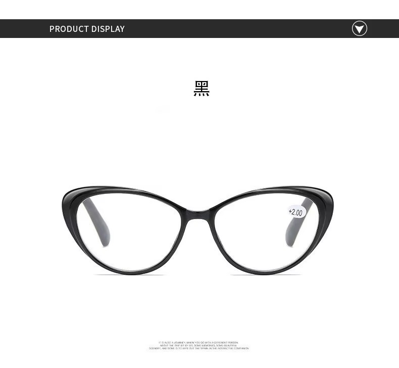 Wholesale Fashion Cat Eye Spring Hinge Pc Reading Glasses