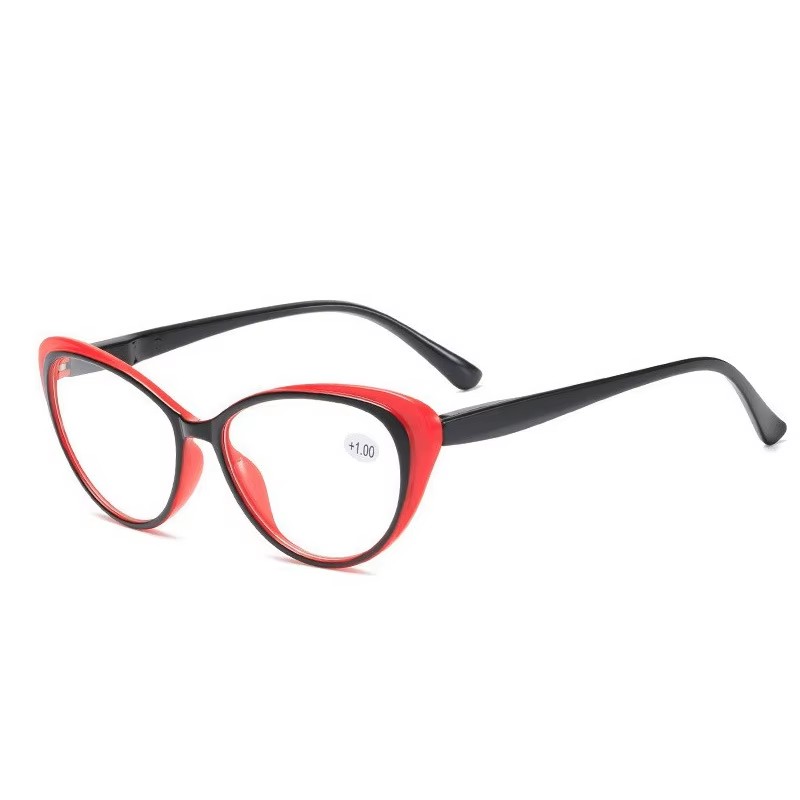 Wholesale Fashion Cat Eye Spring Hinge Pc Reading Glasses