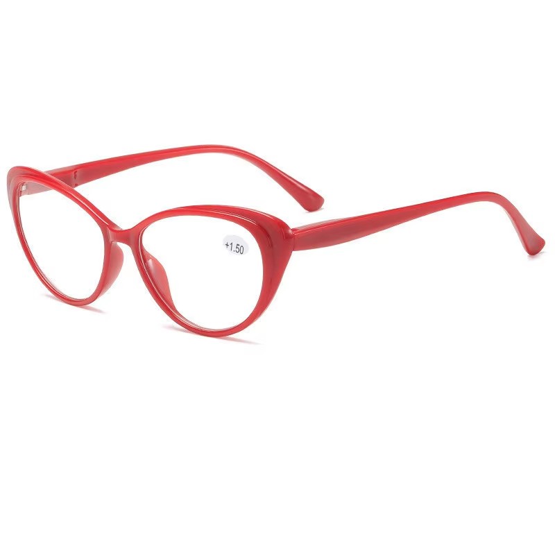 Wholesale Fashion Cat Eye Spring Hinge Pc Reading Glasses